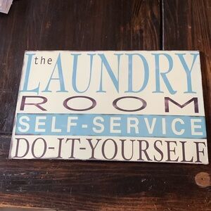 Laundry sign new